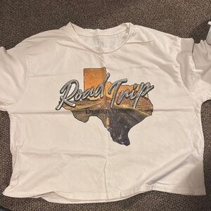 White Texas Road Trip T-Shirt